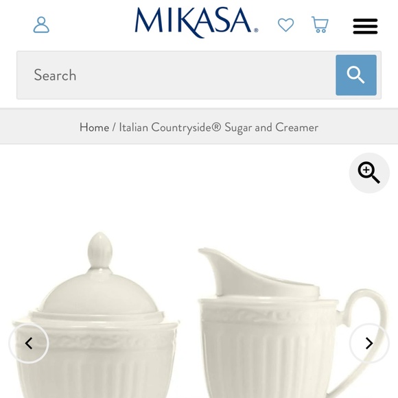 MIKASA sugar and creamer set - Picture 10 of 10